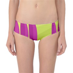 Yellow And Pink Landscape Classic Bikini Bottoms by Valentinaart