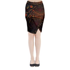 Untitled 2 Midi Wrap Pencil Skirt