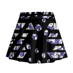 Purple Freedom Mini Flare Skirt