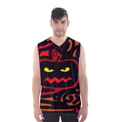 Halloween Pumpkin Men s Basketball Tank Top