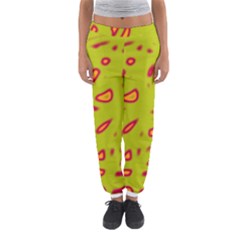 Yellow Neon Design Women s Jogger Sweatpants