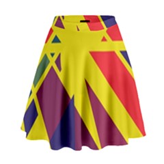 Hot Abstraction High Waist Skirt