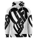 Lift Heart Black Men s Pullover Hoodie View1