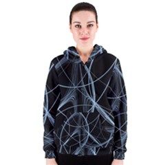 Geometric Space Women s Zipper Hoodie by designsbyamerianna