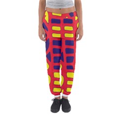 Red, Yellow And Blue Decor Women s Jogger Sweatpants