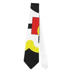 Red And Yellow Chaos Neckties (one Side)  by Valentinaart