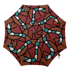 Blue Snake Hook Handle Umbrellas (medium) by Valentinaart