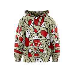 Playful Abstraction Kids  Zipper Hoodie