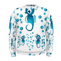 Seahorsesb Men s Sweatshirt by vanessagf