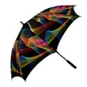 Crystal Rainbow, Abstract Winds Of Love  Golf Umbrellas View2