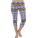 Soul Flower Capri Yoga Leggings View1