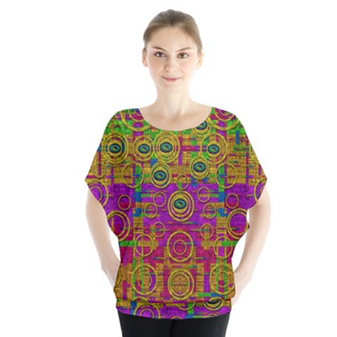 Carpe Diem In Rainbows Blouse by pepitasart