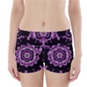 Decorative Leaf On Paper Mandala Boyleg Bikini Wrap Bottoms View1