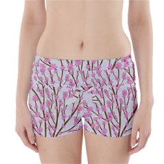 Cherry Tree Boyleg Bikini Wrap Bottoms by Valentinaart