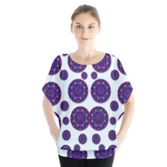 Shimmering Floral Abstracte Blouse