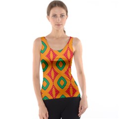 Rhombus And Other Shapes Pattern                                                                                                     Tank Top by LalyLauraFLM