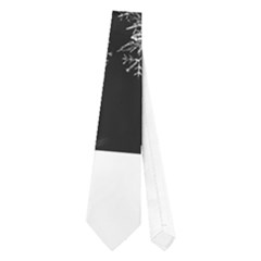 Silver Feather And Ball Decoration Neckties (one Side) 