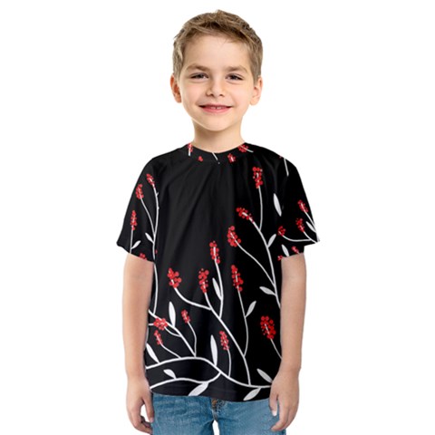 Elegant Tree 2 Kids  Sport Mesh Tee by Valentinaart