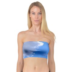 Summer Clouds And Blue Sky Bandeau Top