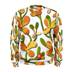 Decorative Floral Tree Men s Sweatshirt