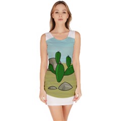 Desert Sleeveless Bodycon Dress