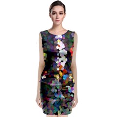 Artist At Time Square1 Classic Sleeveless Midi Dress by BIBILOVER