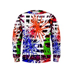 Colorful Big Bang Kids  Sweatshirt by Valentinaart