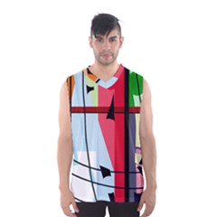 Window Men s Basketball Tank Top by Valentinaart