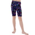 Purple galaxy Kids  Mid Length Swim Shorts View1