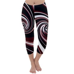 Decorative Twist Capri Winter Leggings 