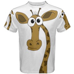 Giraffe  Men s Cotton Tee by Valentinaart