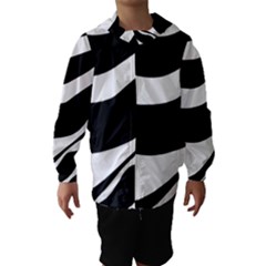 White Or Black Hooded Wind Breaker (kids) by Valentinaart