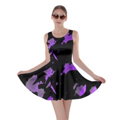 Painter Was Here - Purple Skater Dress by Valentinaart