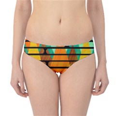 Decorative Autumn Landscape Hipster Bikini Bottoms