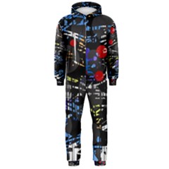 Blue Confusion Hooded Jumpsuit (men)  by Valentinaart