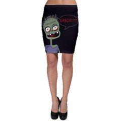 Halloween Zombie Bodycon Skirt by Valentinaart