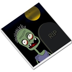 Halloween Zombie On The Cemetery Small Memo Pads by Valentinaart