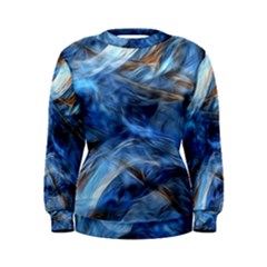 Blue Colorful Abstract Design  Women s Sweatshirt by designworld65