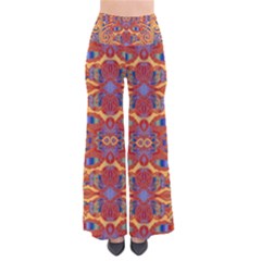 Oriental Watercolor Ornaments Kaleidoscope Mosaic Pants by EDDArt