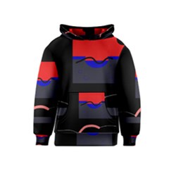 Geometrical Abstraction Kids  Pullover Hoodie by Valentinaart