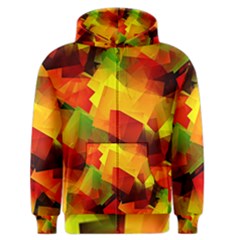 Indian Summer Cubes Men s Zipper Hoodie by designworld65