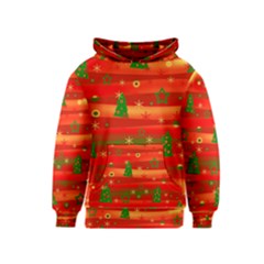 Christmas Magic Kids  Pullover Hoodie by Valentinaart