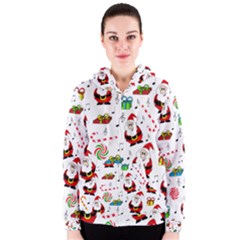 Xmas Song Women s Zipper Hoodie by Valentinaart