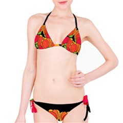 Orange Tulips Bikini Set