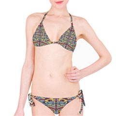 Multicolor Abstract Bikini Set