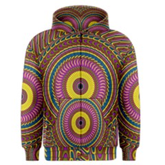 Ornament Mandala Men s Zipper Hoodie by designworld65