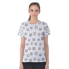 Sketchy Cats Women s Cotton Tee