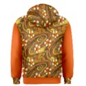 Orange Hawaiian Men s Zipper Hoodie View2