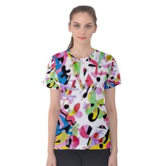 Colorful Pother Women s Cotton Tee