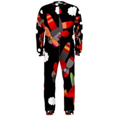 Playful Airplanes  Onepiece Jumpsuit (men) 